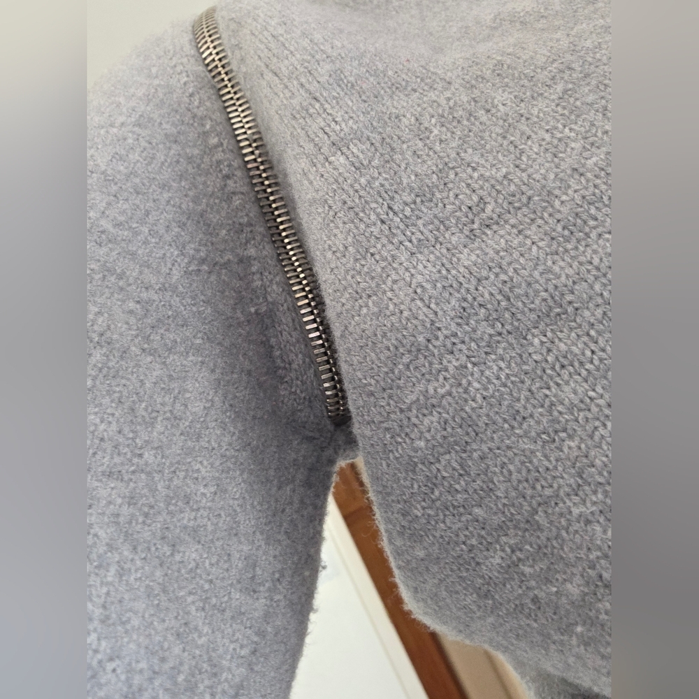 ALEXANDER WANG V Neck Cardigan w/Splitable Zip shoulder M $695 RETAIL NWT - Picture 12 of 17